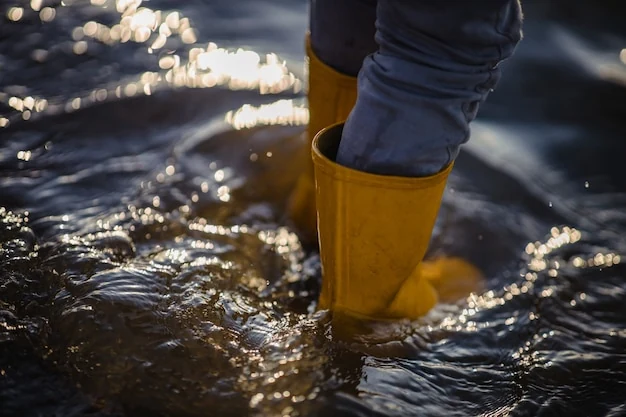 Flood: water pooling in an urban area