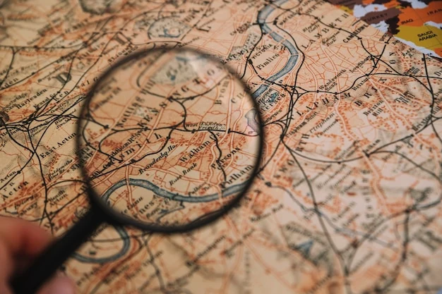 Map and compass for planning evacuation routes